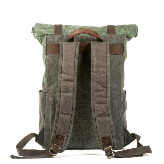 Aelric | Vintage Waxed Canvas and Leather Rolltop