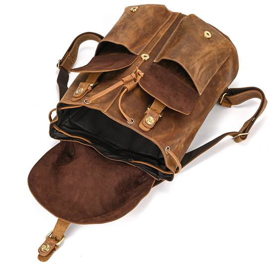 Wynn | Vintage Leather Satchel Backpack