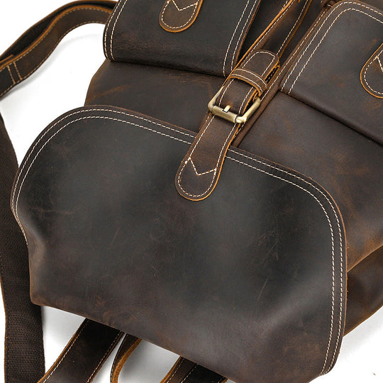 Wynn | Vintage Leather Satchel Backpack