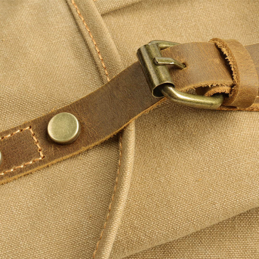 Montis | Vintage Canvas Leather Backpack