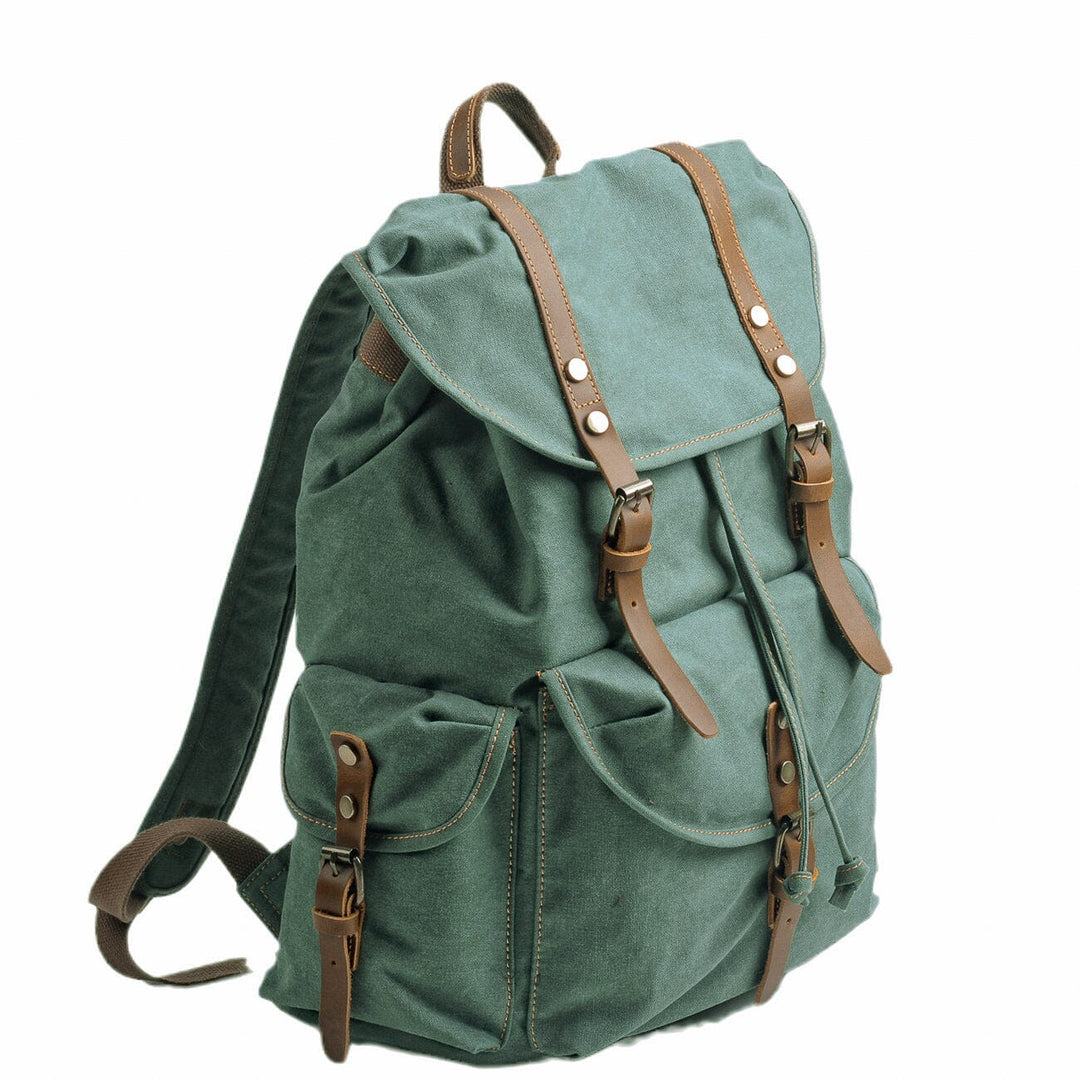 Montis | Vintage Canvas Leather Backpack