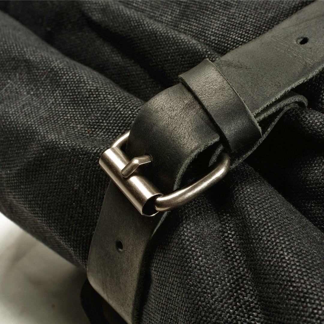 Vetra | Minimalist Waxed Canvas Rolltop Backpack
