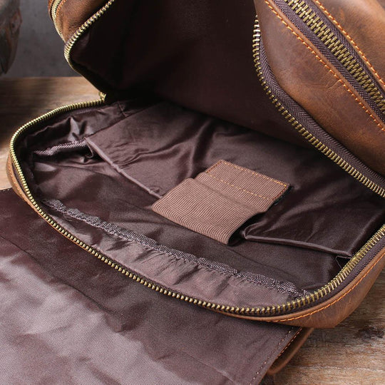 Elan | Vintage Leather Backpack