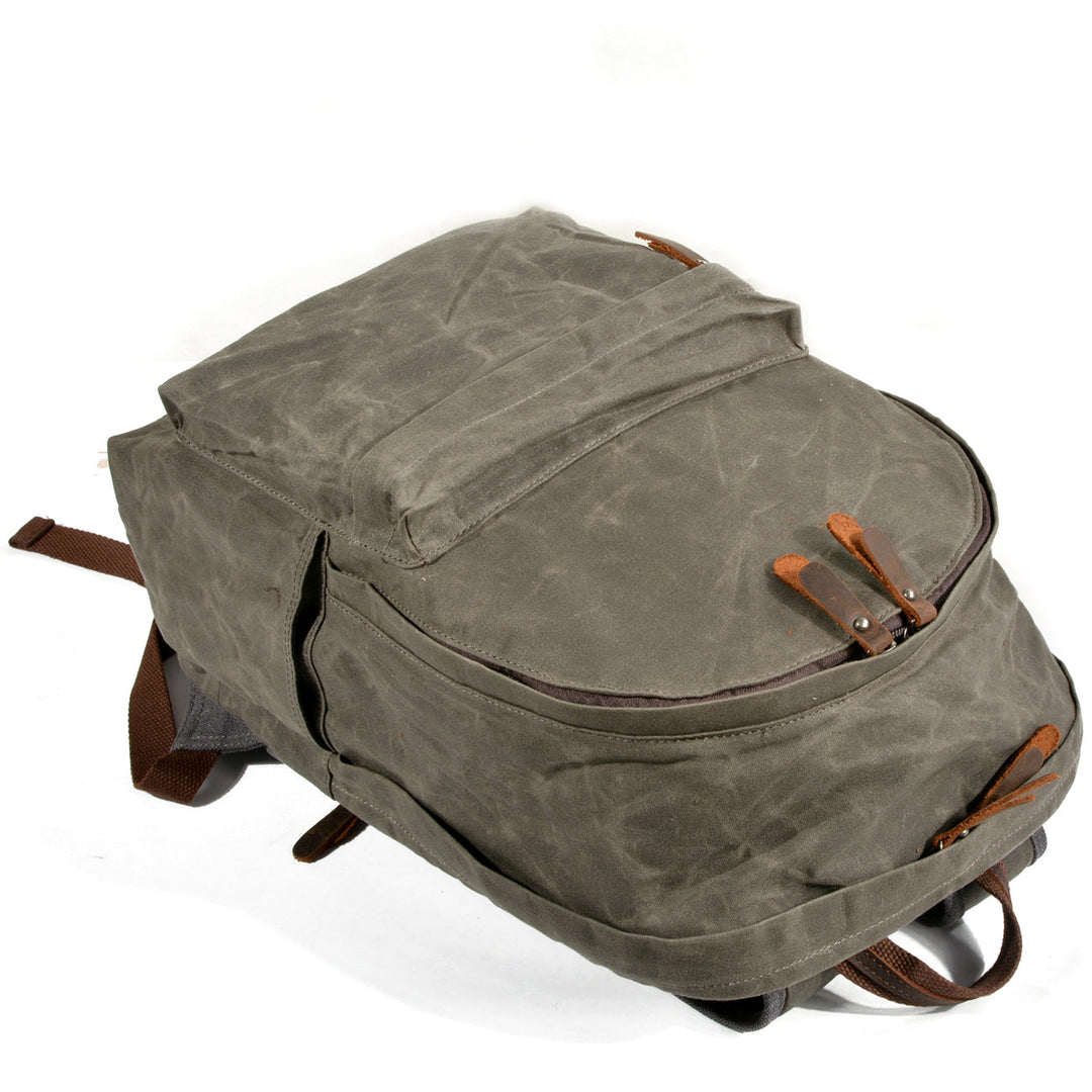 Strathmore | Vintage Canvas and Leather Backpack