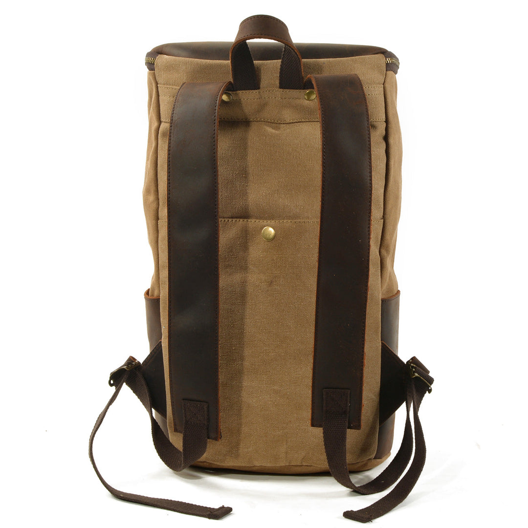Brannor | Vintage Waxed Canvas and Leather Backpack