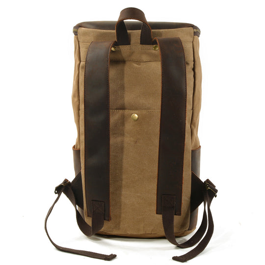 Brannor | Vintage Waxed Canvas and Leather Backpack