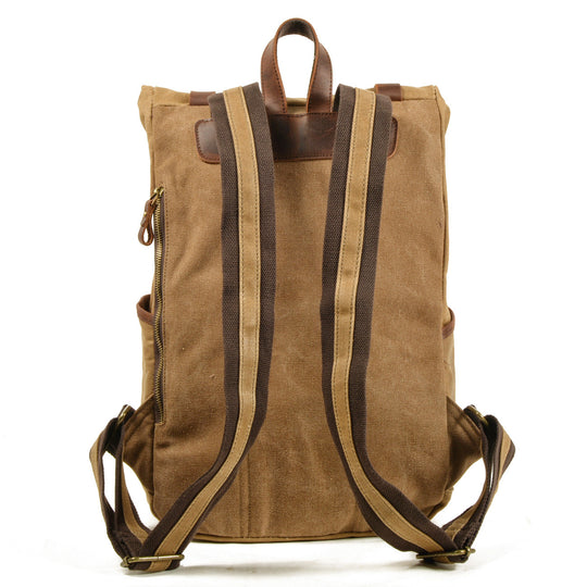 Maelor | Vintage Canvas and Leather Backpack