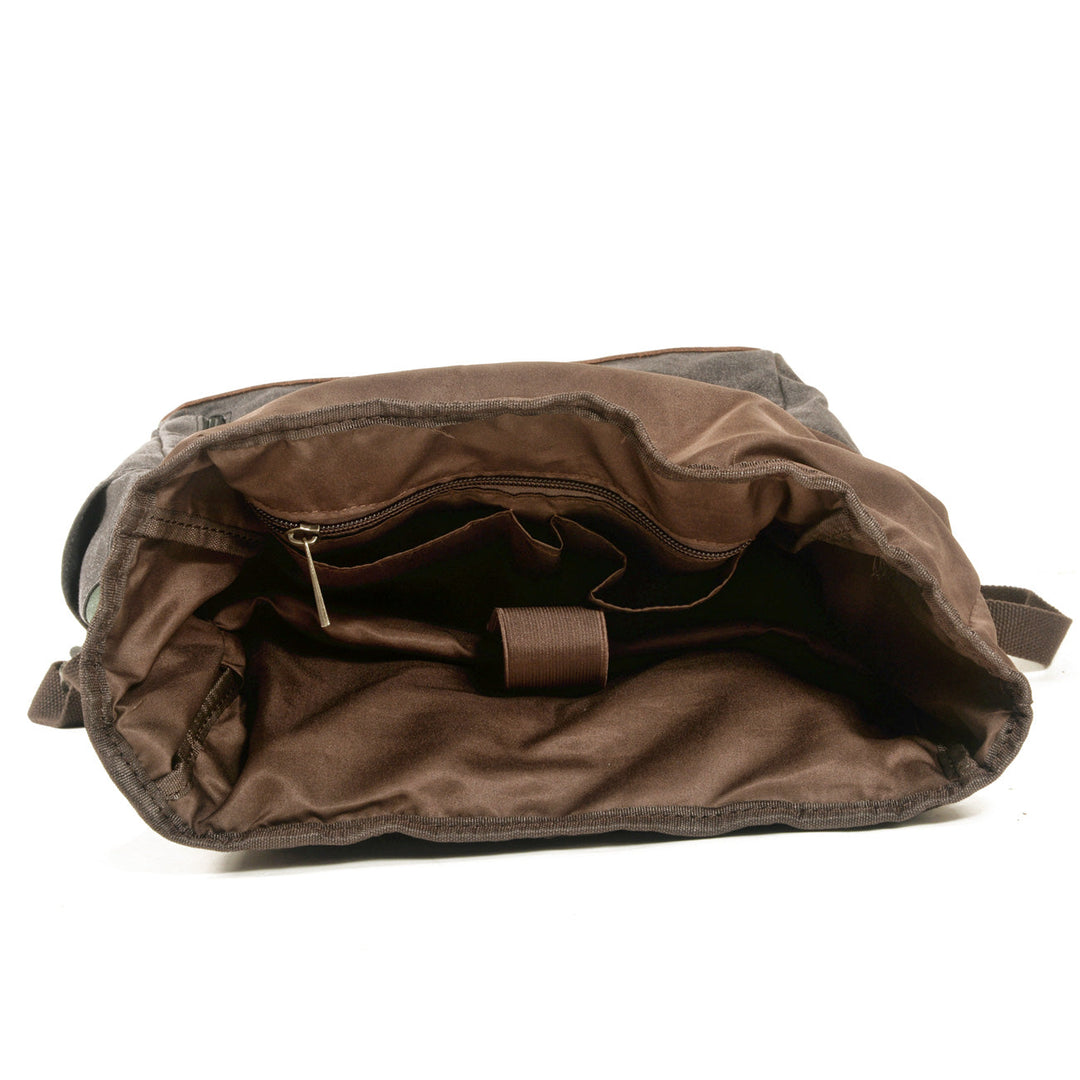 Aelric | Vintage Waxed Canvas and Leather Rolltop