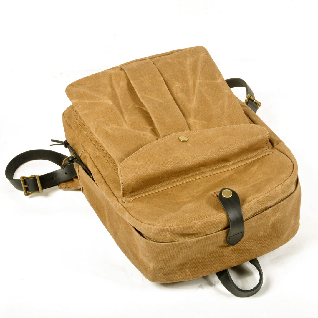 Calder | Canvas and Leather Backpack