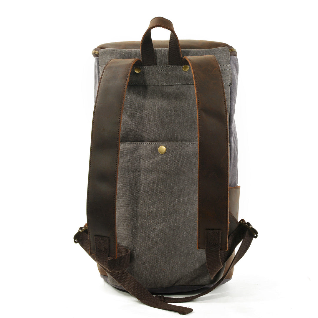 Brannor | Vintage Waxed Canvas and Leather Backpack
