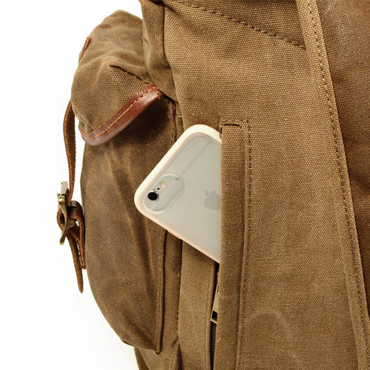 Everest | Vintage Canvas Leather Backpack
