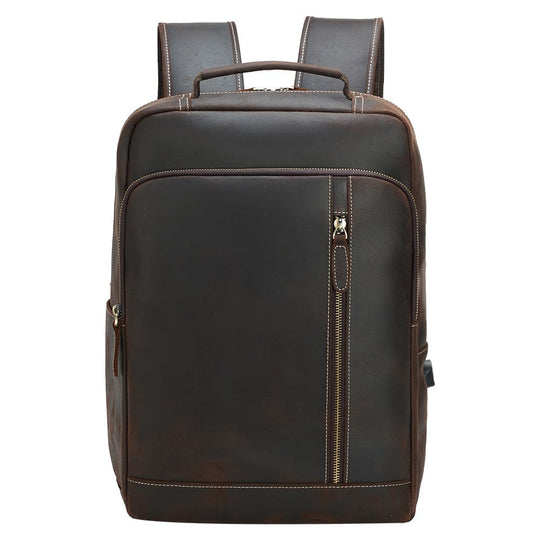 Orin | Leather Laptop Backpack