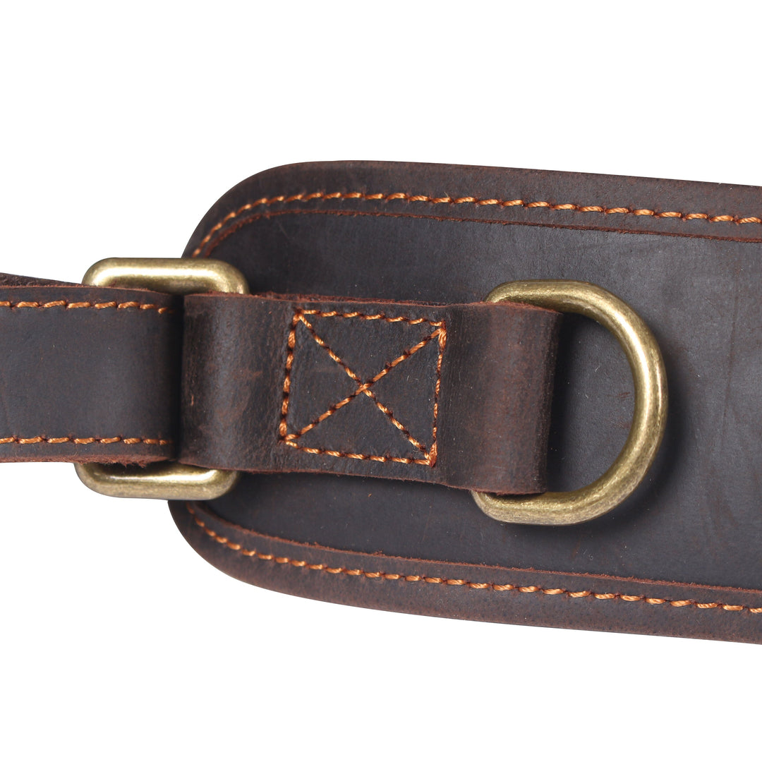 Lior | Vintage Leather Backpack with Drawstring Closure