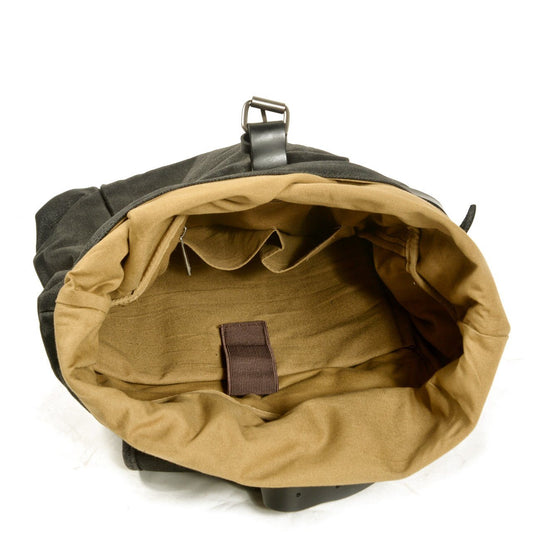 Vetra | Minimalist Waxed Canvas Rolltop Backpack