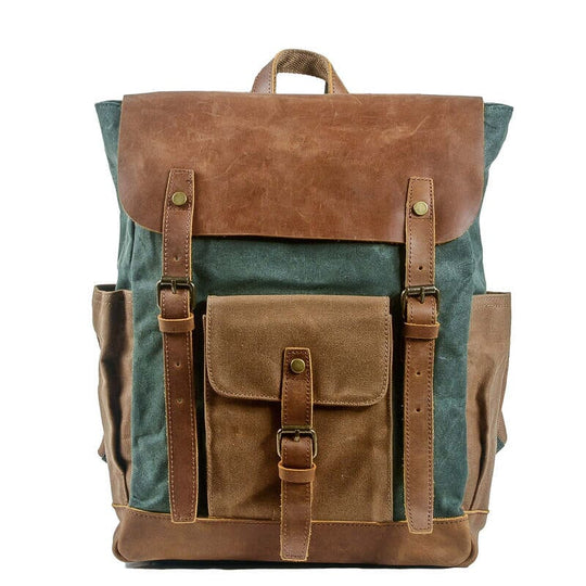 Maven | Vintage Canvas Leather Backpack