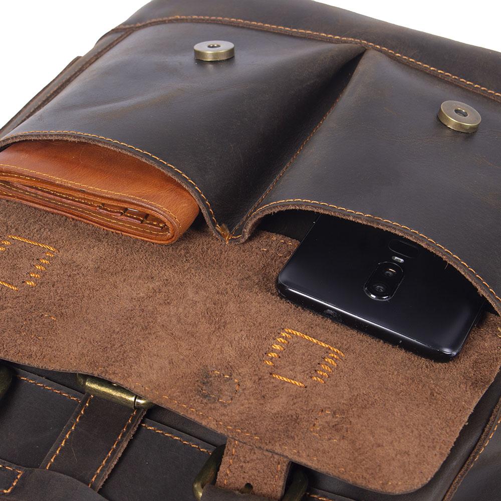 Velare | Leather Laptop Backpack