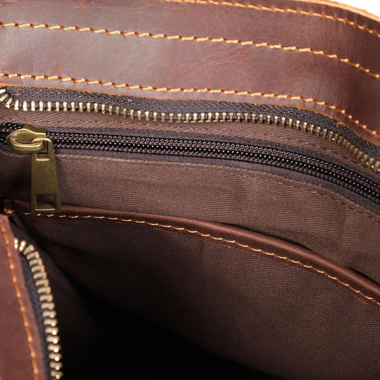 Mavi | Compact Leather Backpack