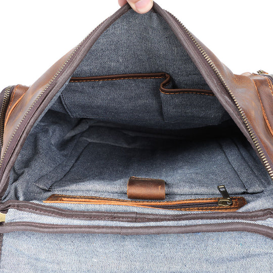 Rosvelle | Leather Laptop Backpack