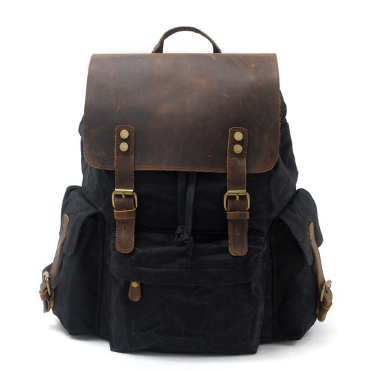Arven | Vintage Waxed Canvas and Leather Hiking Backpack