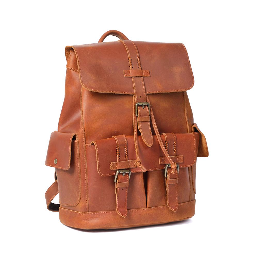 Velare | Leather Laptop Backpack