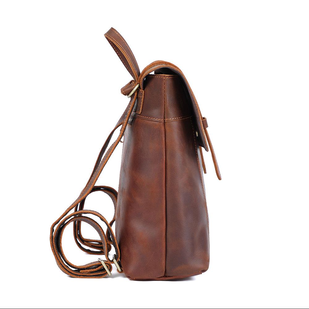 Mavi | Compact Leather Backpack