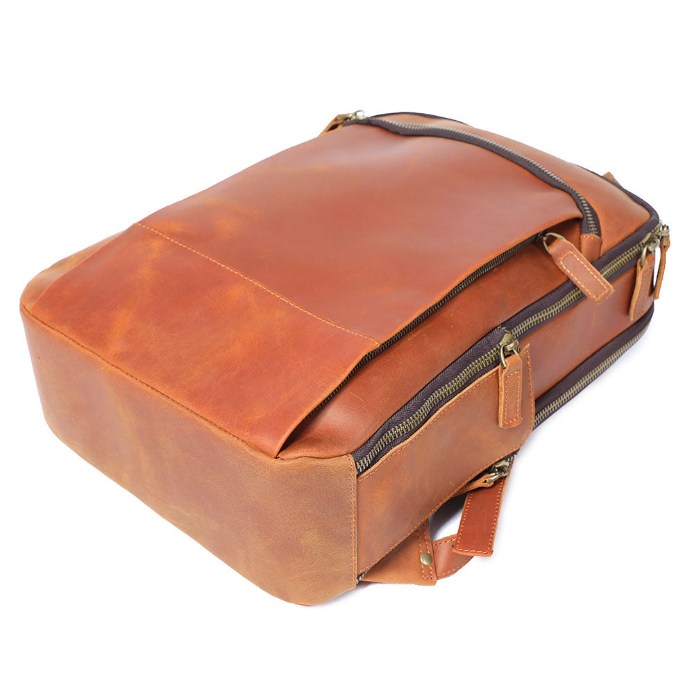 Ellis | Vintage Leather Laptop Backpack