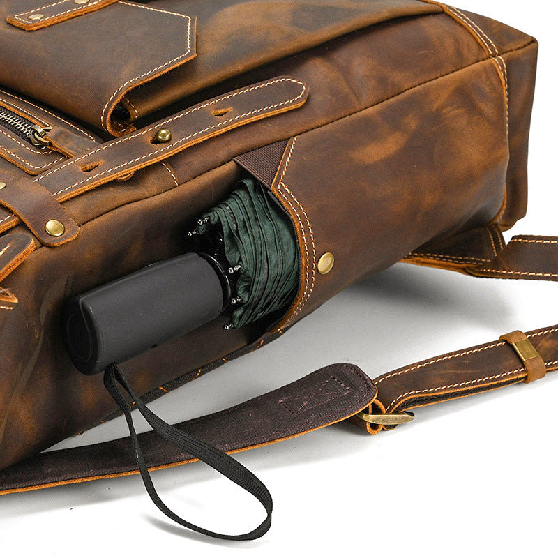 Thane | Vintage Leather Backpack
