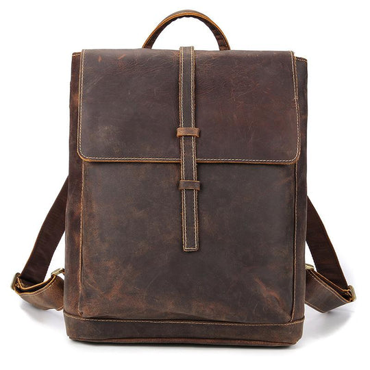 Remi | Minimalist Vintage Leather Backpack