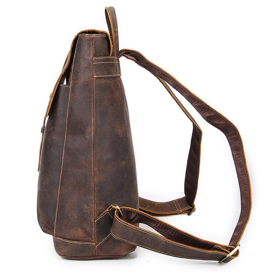 Remi | Minimalist Vintage Leather Backpack