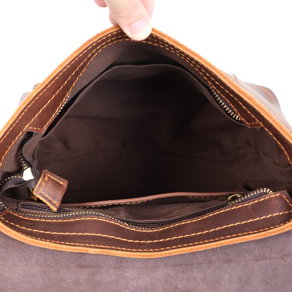 Mavi | Compact Leather Backpack