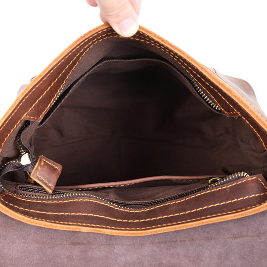 Mavi | Compact Leather Backpack
