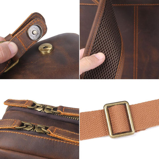 Elan | Vintage Leather Backpack