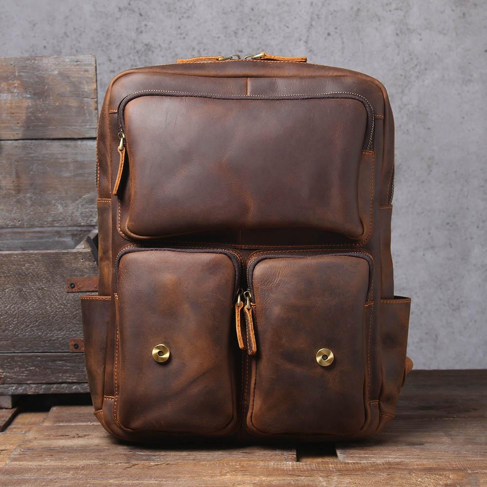 Elan | Vintage Leather Backpack