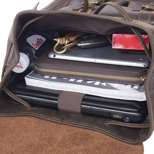 Velare | Leather Laptop Backpack