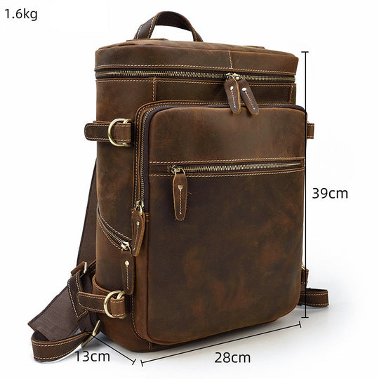 Elowen | Vintage Leather Backpack