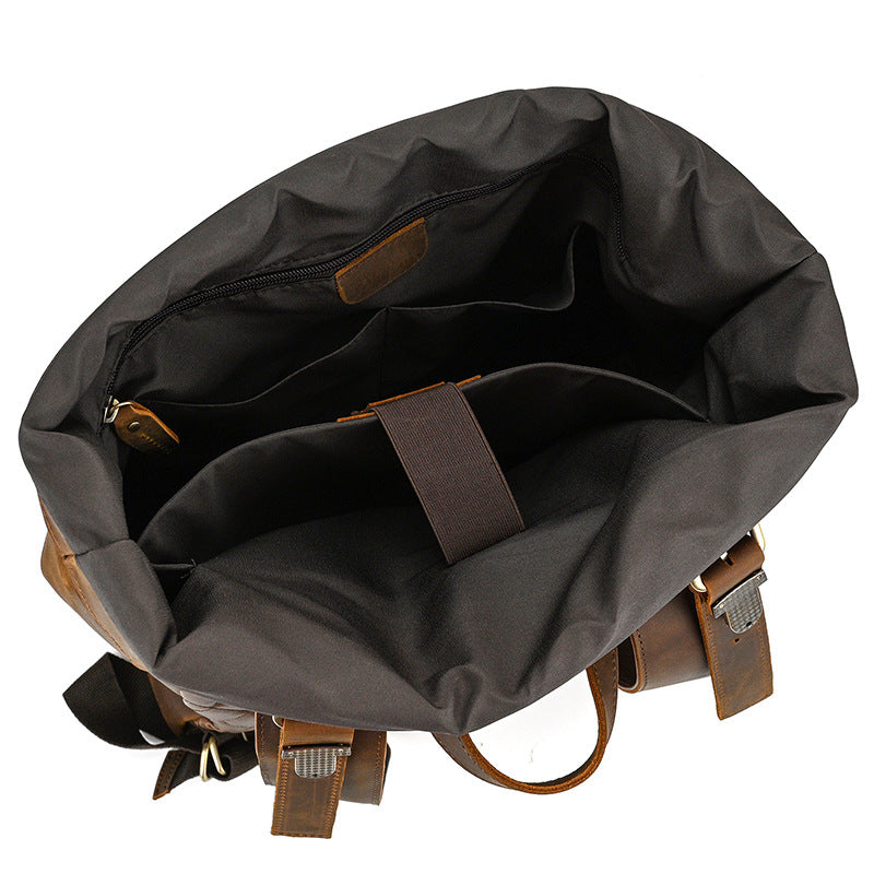 Rowan | Vintage Leather Backpack with Flap
