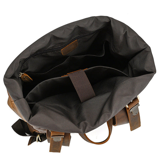 Rowan | Vintage Leather Backpack with Flap