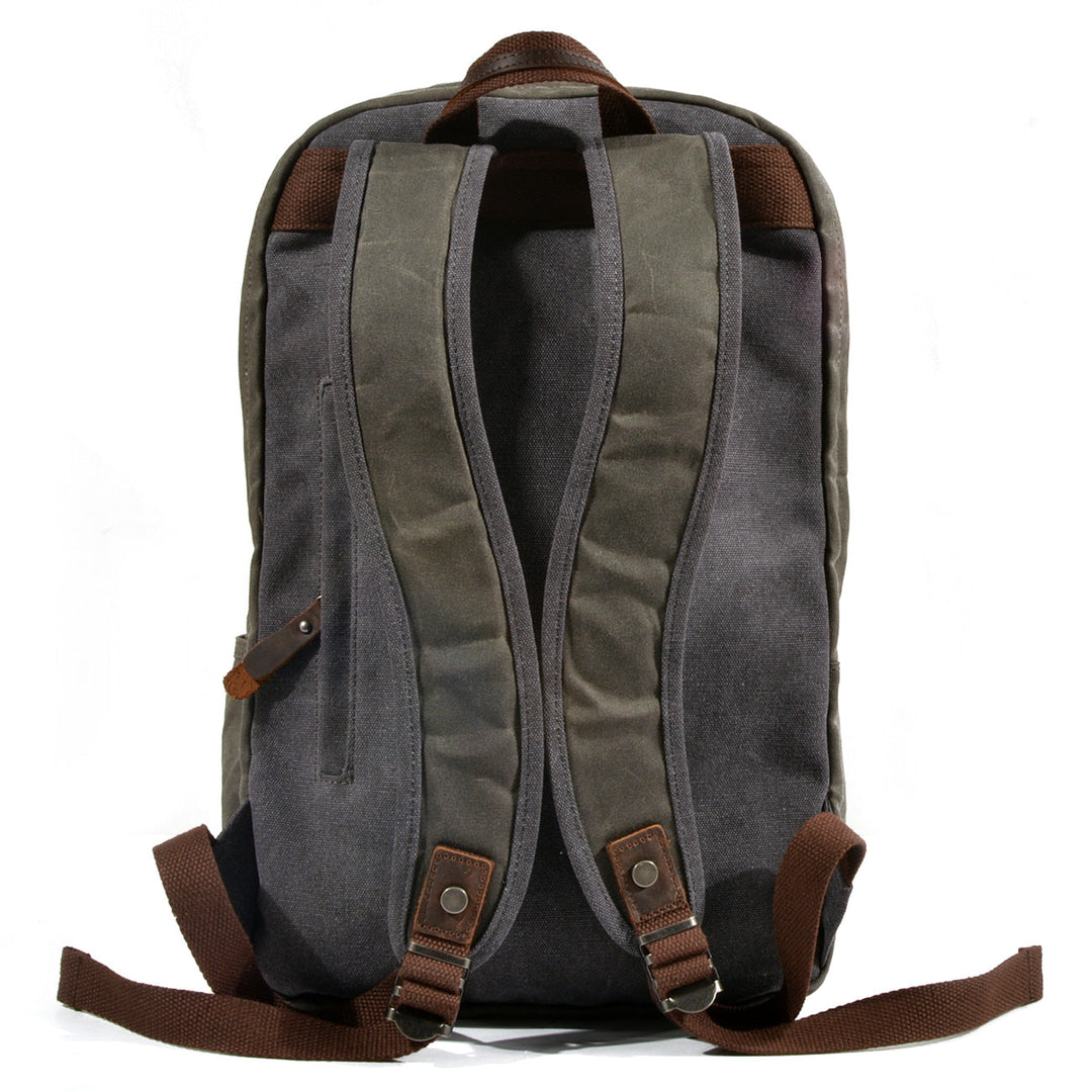 Strathmore | Vintage Canvas and Leather Backpack
