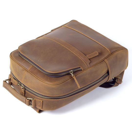 Callen | Elegant Leather Laptop Backpack