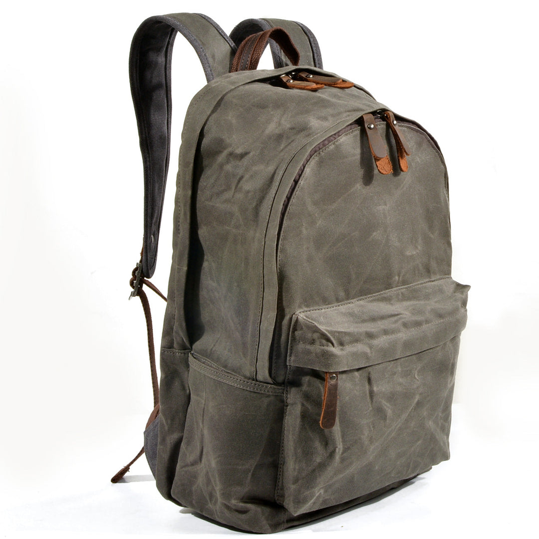Strathmore | Vintage Canvas and Leather Backpack