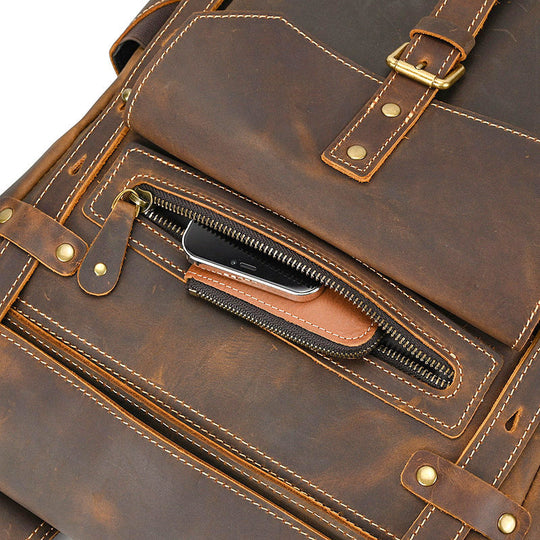 Thane | Vintage Leather Backpack