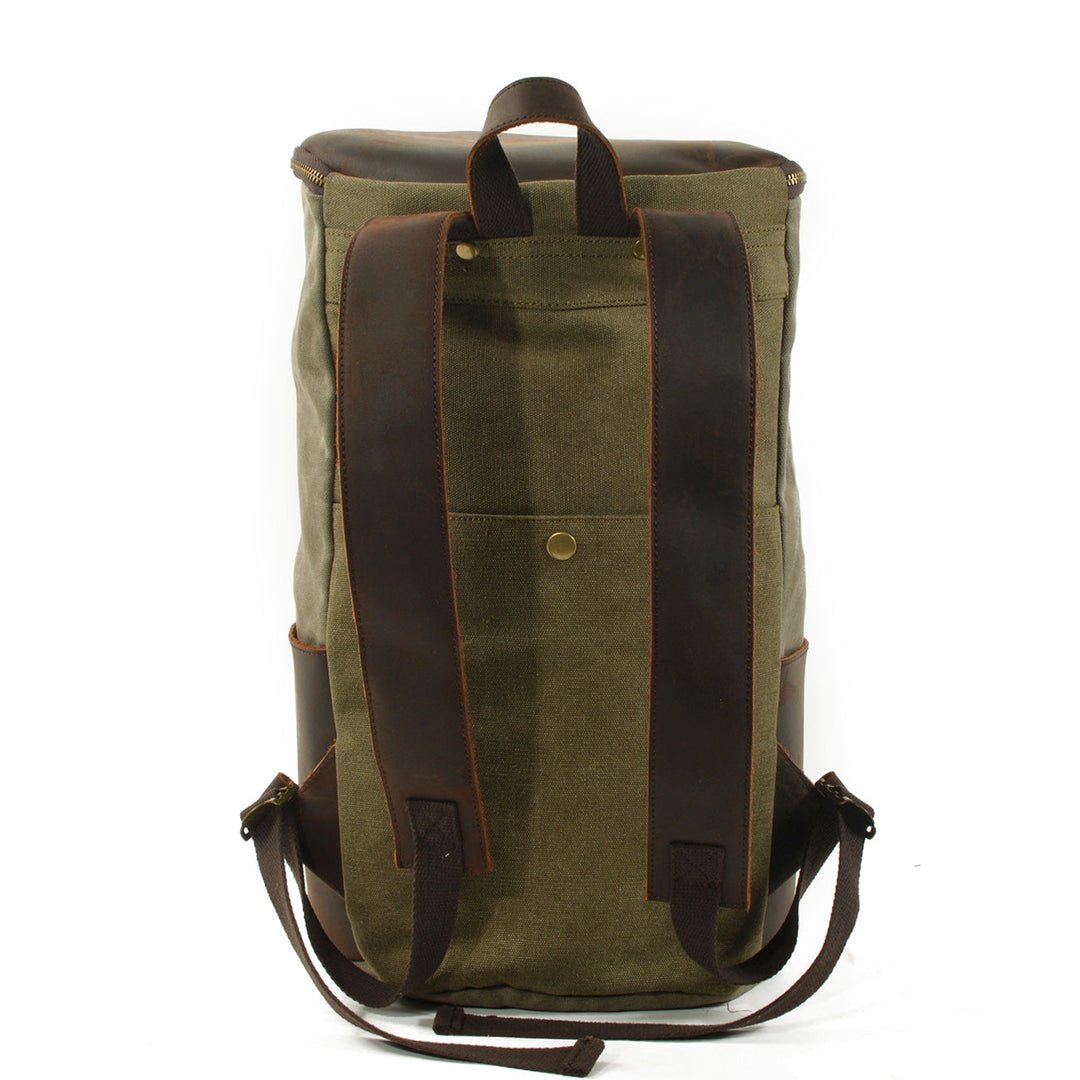 Brannor | Vintage Waxed Canvas and Leather Backpack