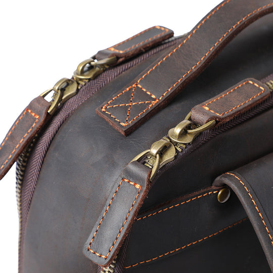 Ellis | Vintage Leather Laptop Backpack