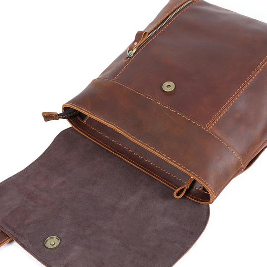 Mavi | Compact Leather Backpack