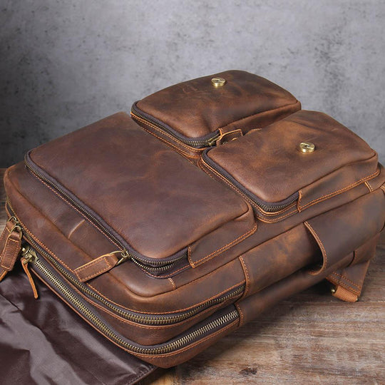 Elan | Vintage Leather Backpack