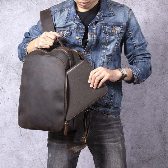 Juno | Minimalist Leather Backpack