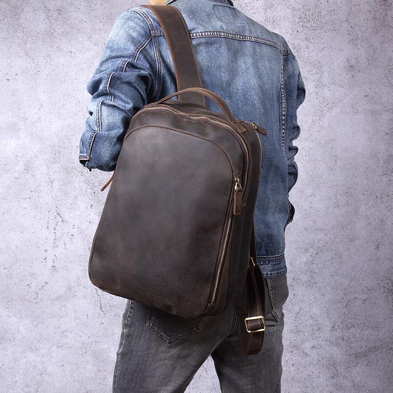 Juno | Minimalist Leather Backpack