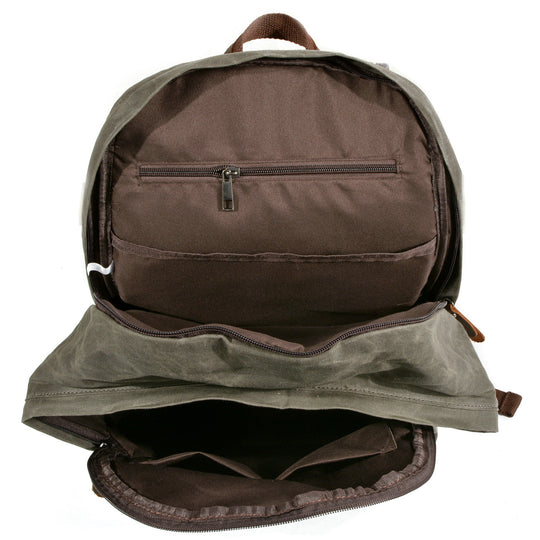 Strathmore | Vintage Canvas and Leather Backpack