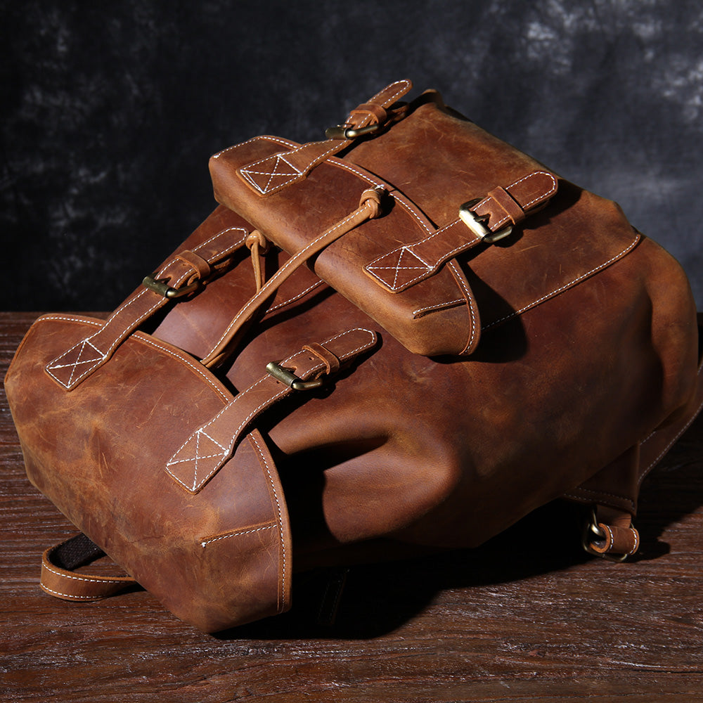 Bryn | Vintage Leather Backpack