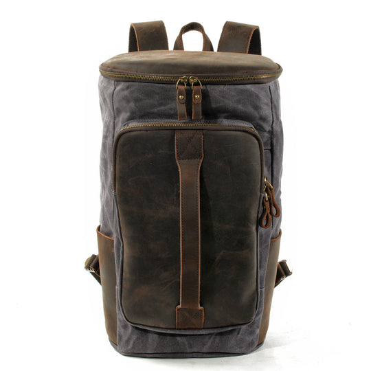 Brannor | Vintage Waxed Canvas and Leather Backpack